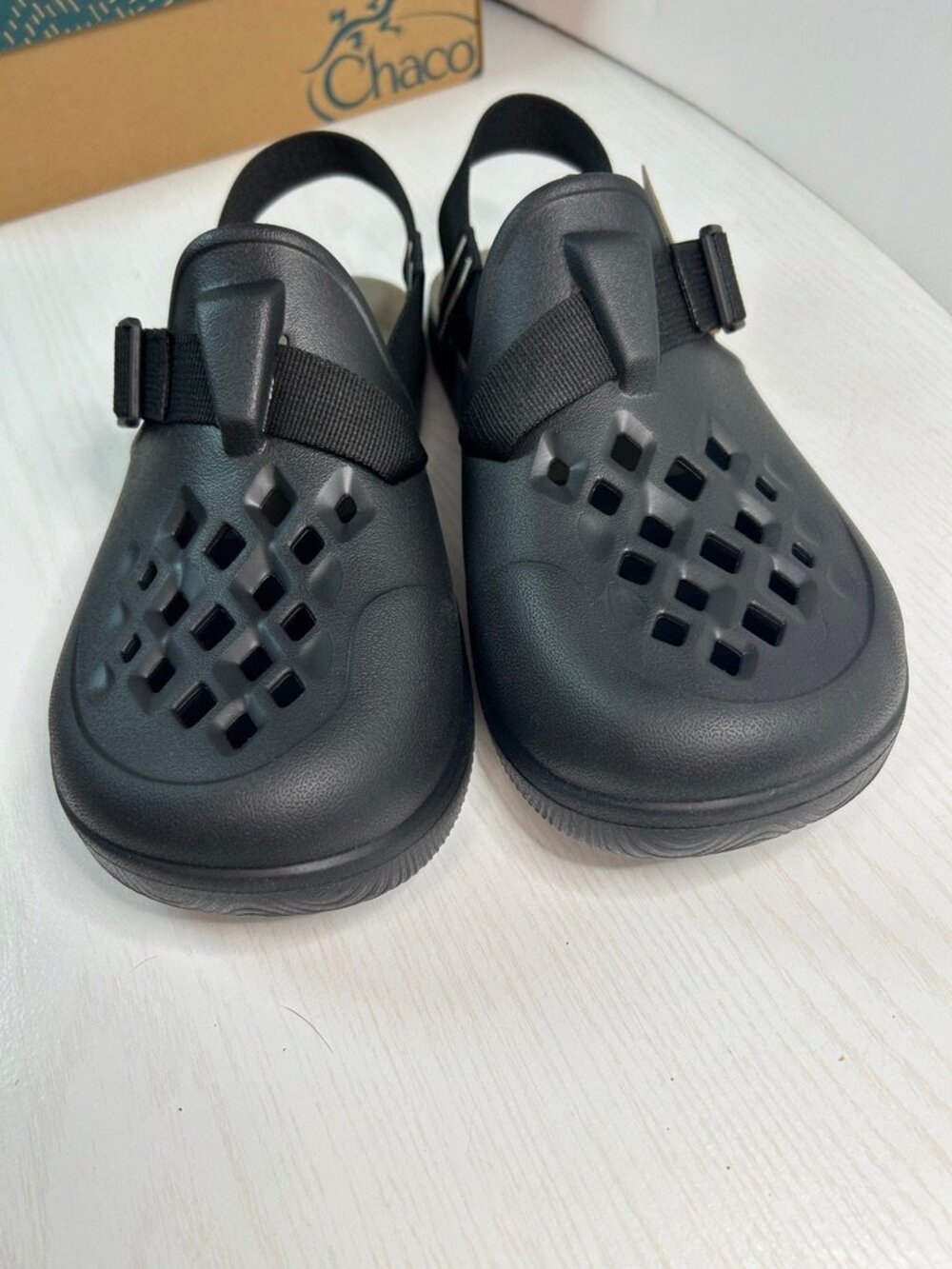 Chaco Chillos Clog Black Recovery Clogs Comfort Outdoor Slip On Shoes NWT Sz 10 - Picture 5 of 12